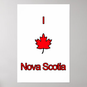 I Liebe Nova Scotia Poster