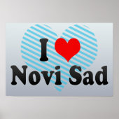 I Liebe Novi Sad, Serbien Poster (Vorne)