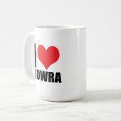 I Liebe Nowra Kaffeetasse (Vorderseite Links)