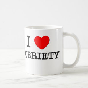 I Liebe-Nüchternheit Kaffeetasse