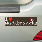 I Liebe Nudibranchs Autoaufkleber (Auf Auto)