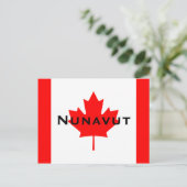 I Liebe Nunavut Postkarte (Stehend Vorderseite)