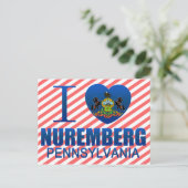 I Liebe Nürnberg, PA Postkarte (Stehend Vorderseite)