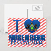 I Liebe Nürnberg, PA Postkarte (Vorne/Hinten)