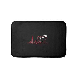 I Liebe Nurse Funny Medical Assistant Beruf Badematte