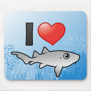 I Liebe Nurse Sharks Mousepad