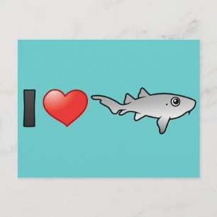 I Liebe Nurse Sharks Postkarte