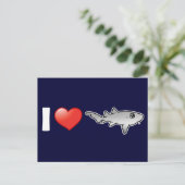 I Liebe Nurse Sharks Postkarte (Stehend Vorderseite)