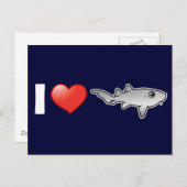 I Liebe Nurse Sharks Postkarte (Vorne/Hinten)