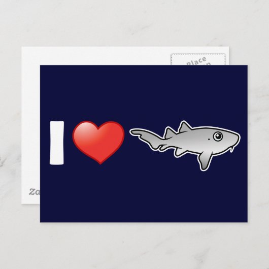 I Liebe Nurse Sharks Postkarte (Vorne/Hinten)