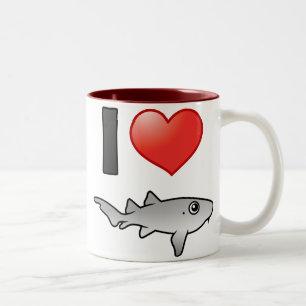 I Liebe Nurse Sharks Zweifarbige Tasse