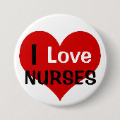 I Liebe Nurses Button (Vorderseite)