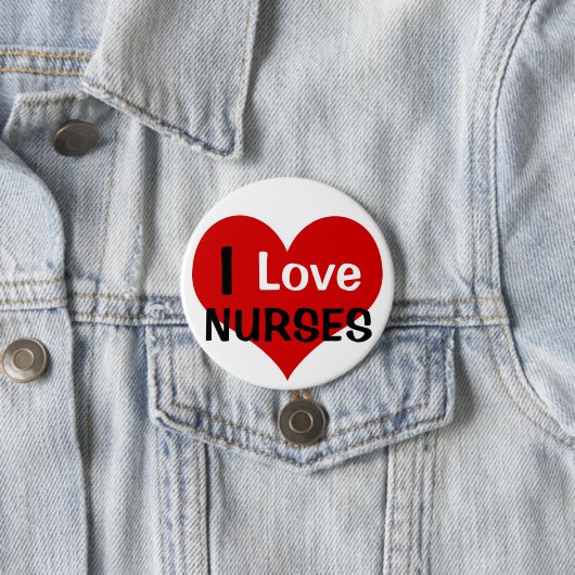 I Liebe Nurses Button (Beispiel)