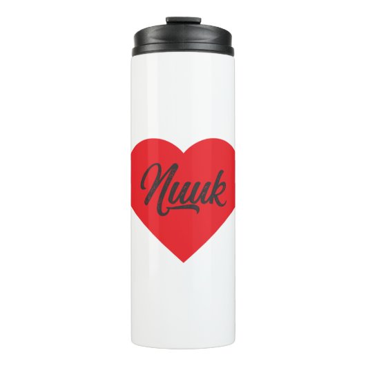 I Liebe Nuuk - Grönland Thermosbecher (Vorderseite)