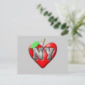 I Liebe NY Postkarte (Stehend Vorderseite)