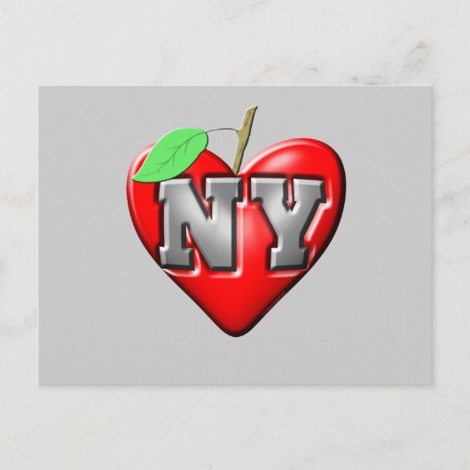 I Liebe NY Postkarte (Vorderseite)