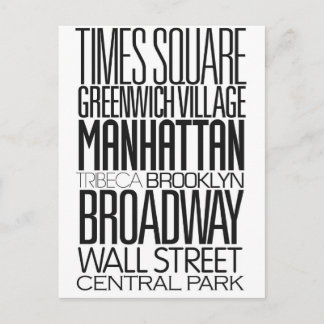 I Liebe NY Postkarte