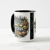 I LIEBE NY TASSE (Vorderseite Links)