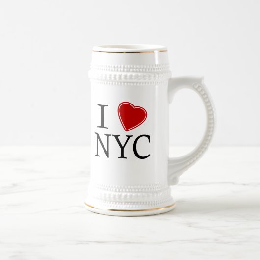 I Liebe NYC Bierglas (Rechts)