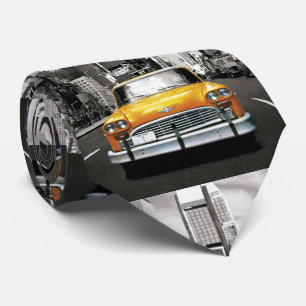 I Liebe NYC - New- Yorktaxi Krawatte