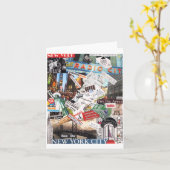 I Liebe NYC notecard Karte (Gelbe Blume)