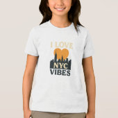 I Liebe NYC Vibes Tri-Blend Shirt (Vorderseite)