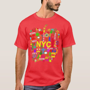 I LIEBE NYC's NEW YORK CITY BIG APPLE T-Shirt