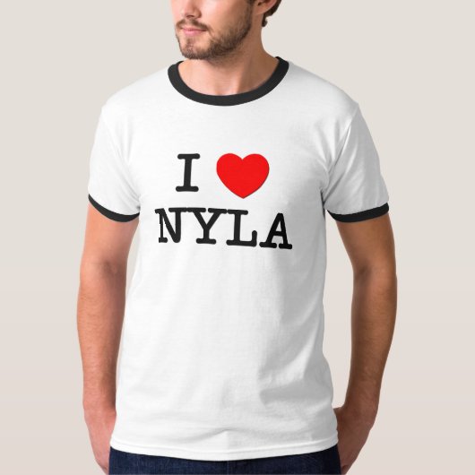 I Liebe Nyla T-Shirt (Vorderseite)