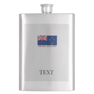 I Liebe NZ Classic Flask Flachmann