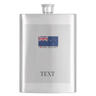 I Liebe NZ Classic Flask Flachmann