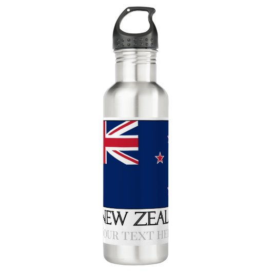 I Liebe NZ Wasserflasche Edelstahlflasche (Vorderseite)