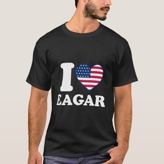 I Liebe Oagar I He Oagar T-Shirt (Vorderseite)