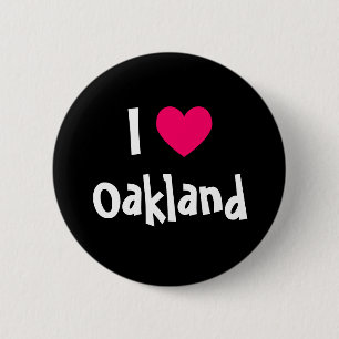I Liebe Oakland Button