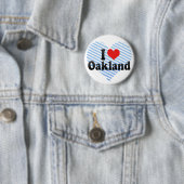I Liebe Oakland Button (Beispiel)