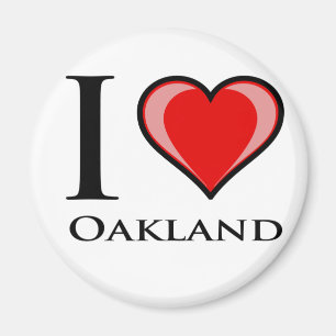 I Liebe Oakland Magnet