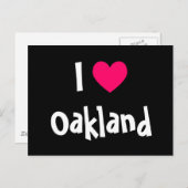 I Liebe Oakland Postkarte (Vorne/Hinten)
