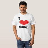 I Liebe Obama 2012 T-Shirt (Vorne ganz)