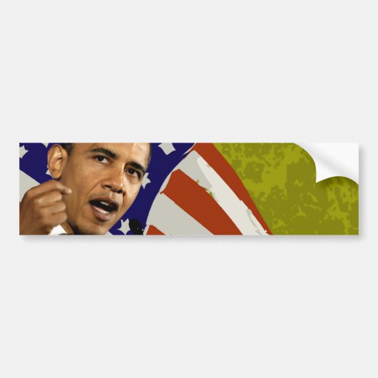 I Liebe Obama Autoaufkleber (Vorne)