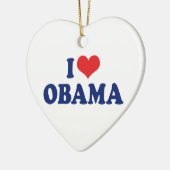 I Liebe Obama Ornament (Links)