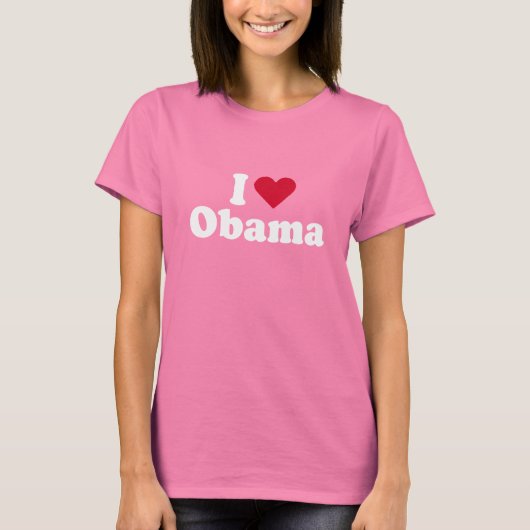 I Liebe Obama T - Shirt (Vorderseite)