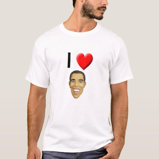 I LIEBE OBAMA T-Shirt (Vorderseite)