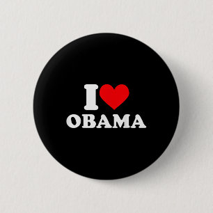 I Liebe Obama T Shirt I Heart Obama T-Shirt_1 Button