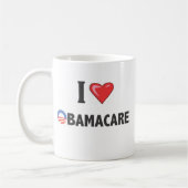 I LIEBE OBAMACARE KAFFEETASSE (Links)