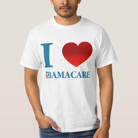 I Liebe Obamacare T-Shirt (Vorderseite)