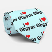 I Liebe Obgyns Krawatte (Gerollt)