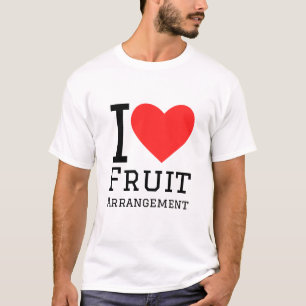 I Liebe Obstanordnung T-Shirt