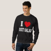 I Liebe Obstsalat Sweatshirt (Vorne ganz)