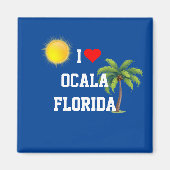 I Liebe Ocala, Florida Magnet (Vorne)