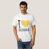 I Liebe Ocker T-Shirt (Vorne ganz)