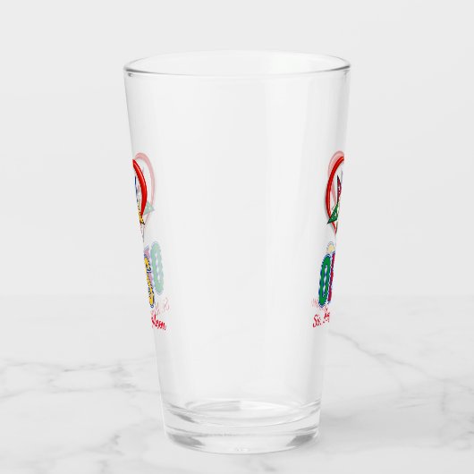 I Liebe OES Glas (Rechts)